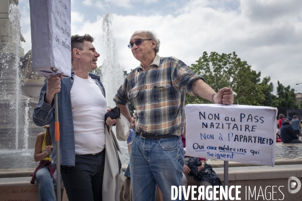 Manifestation anti-pass sanitaire Dijon