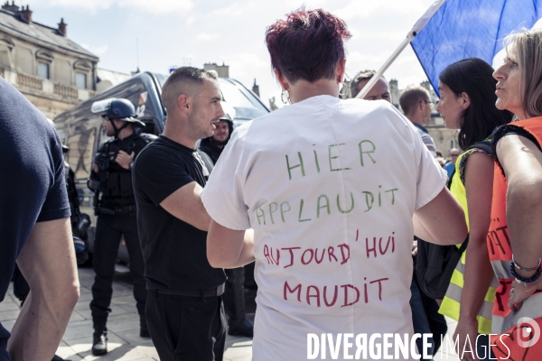 Manifestation anti-pass sanitaire Dijon