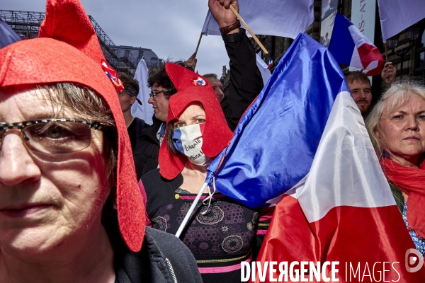 Manifestation contre le passe sanitaire à Paris