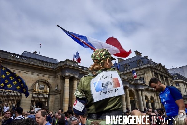 Manifestation contre le passe sanitaire à Paris