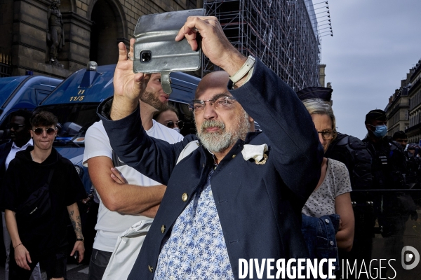 Manifestation contre le passe sanitaire à Paris