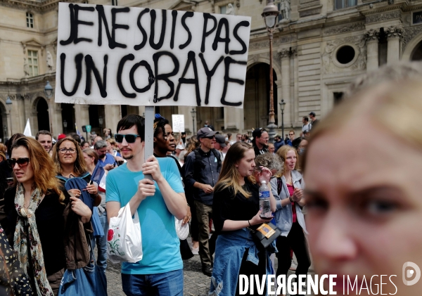 Manifestation contre le passe sanitaire à Paris