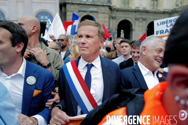 Manifestation contre le passe sanitaire à Paris