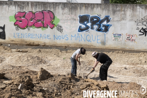 Première évacuation jardins de l engrenage