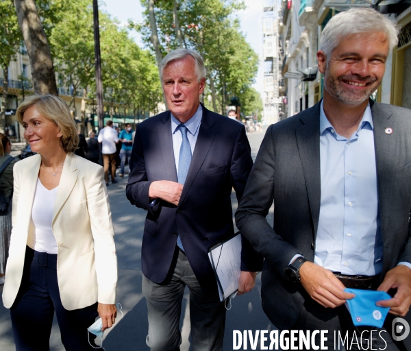 Le parti Les Républicains réunit plusieurs candidats potentiels de la droite à l élection présidentielle de 2022