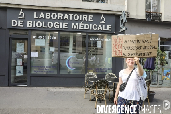 Manifestation contre le pass sanitaire a paris