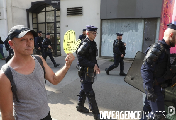 Manifestation contre le pass sanitaire a paris