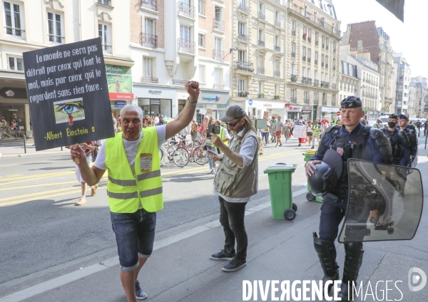 Manifestation contre le pass sanitaire a paris