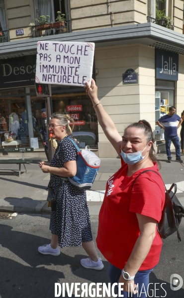Manifestation contre le pass sanitaire a paris