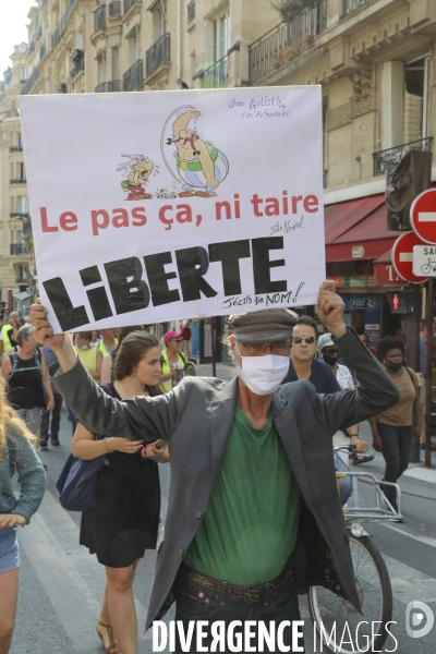 Manifestation contre le pass sanitaire a paris