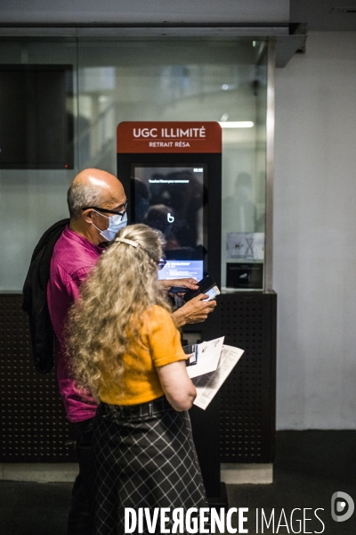 Lancement du pass sanitaire dans les cinemas.