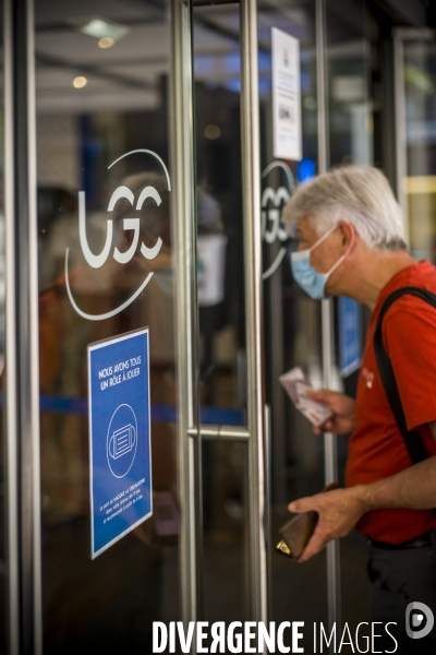 Lancement du pass sanitaire dans les cinemas.