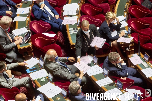 Examen au Senat de la loi  Passe Sanitaire 