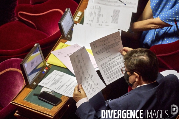 Examen au Senat de la loi  Passe Sanitaire 