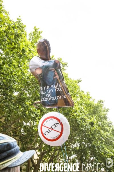 Avignon manifestation contre le passe sanitaire