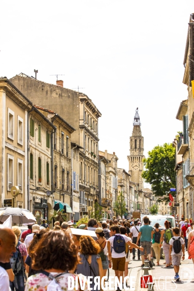 Avignon manifestation contre le passe sanitaire