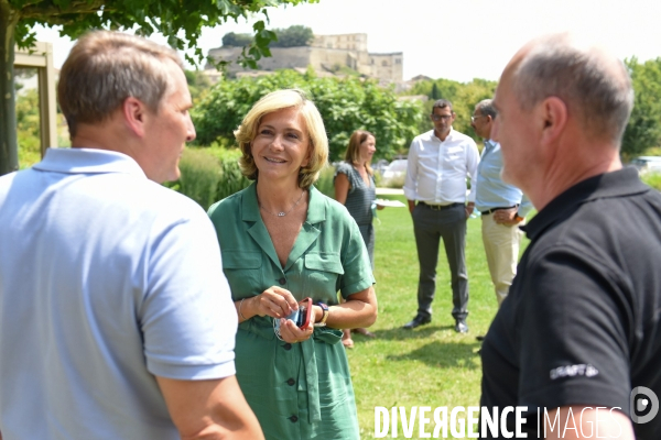 Valérie Pécresse en Drôme provençale