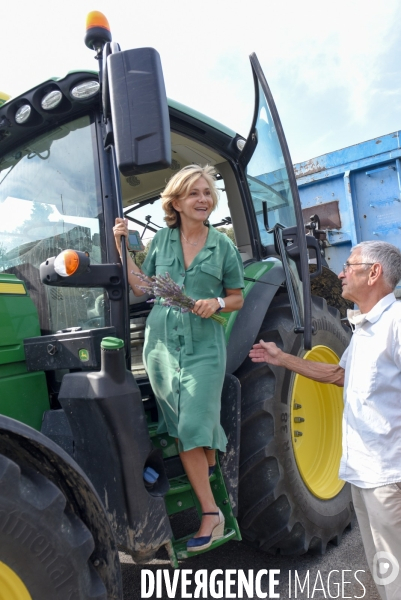 Valérie Pécresse en Drôme provençale