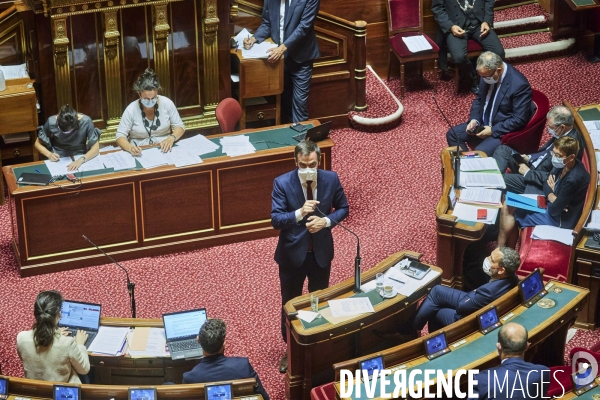 Examen au Senat de la loi  Passe Sanitaire 