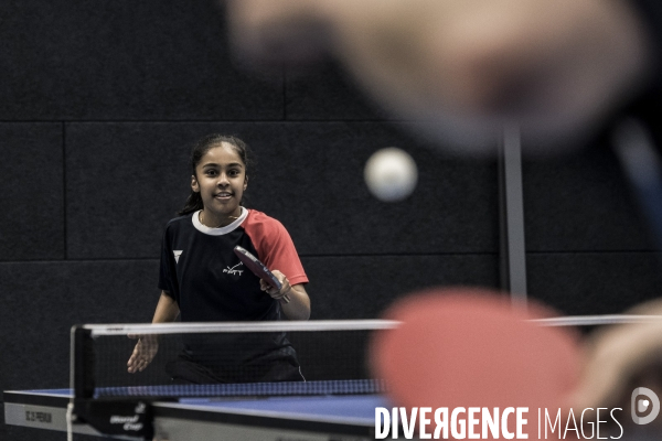 Prithika Pavade, pongiste française