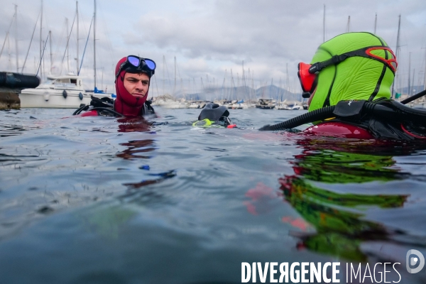 Formation sapeur-pompiers plongeurs  à l INPP de Marseille