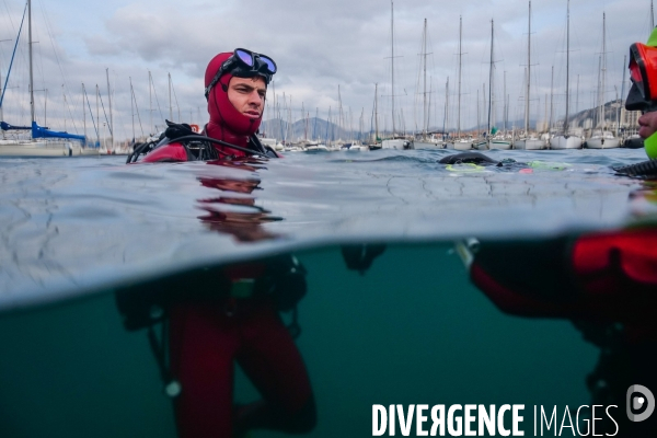 Formation sapeur-pompiers plongeurs  à l INPP de Marseille