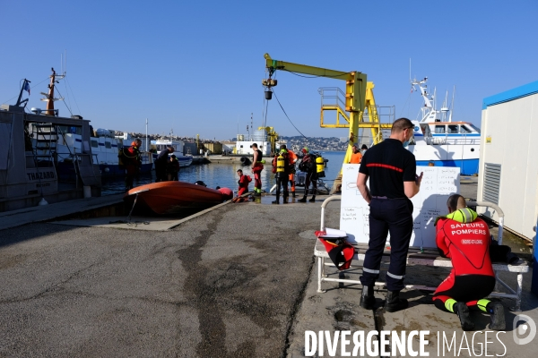Formation plongeur pour les pompiers à l INPP de Marseille