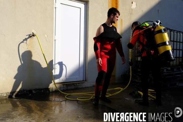 Formation plongeur pour les pompiers à l INPP de Marseille