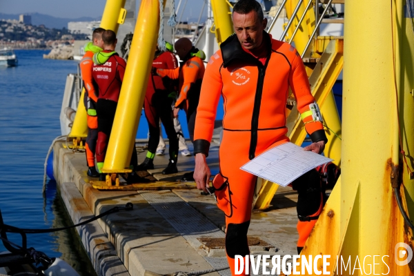 Formation plongeur pour les pompiers à l INPP de Marseille