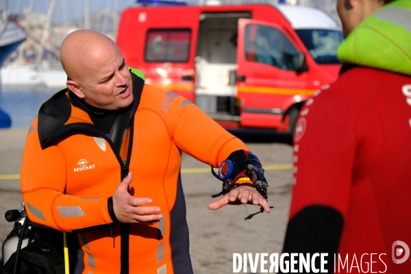 Formation plongeur pour les pompiers à l INPP de Marseille