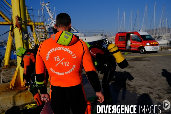 Formation plongeur pour les pompiers à l INPP de Marseille