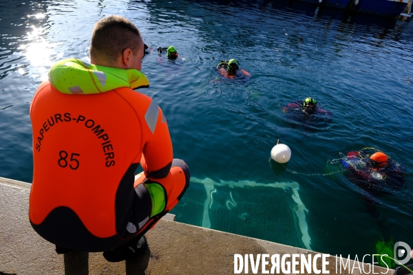 Formation plongeur pour les pompiers à l INPP de Marseille