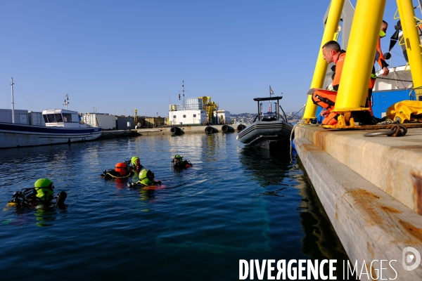 Formation plongeur pour les pompiers à l INPP de Marseille