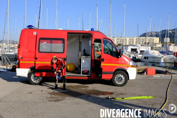 Formation plongeur pour les pompiers à l INPP de Marseille