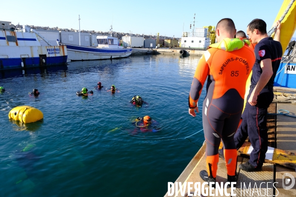Formation plongeur pour les pompiers à l INPP de Marseille