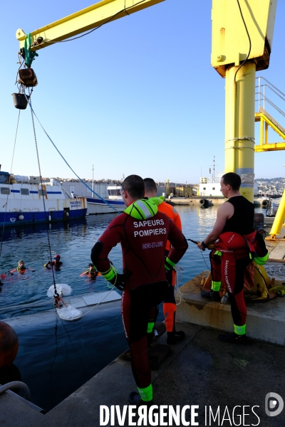 Formation plongeur pour les pompiers à l INPP de Marseille