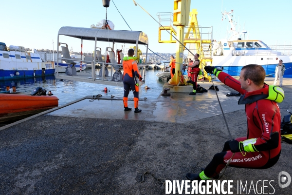 Formation plongeur pour les pompiers à l INPP de Marseille