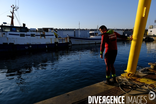 Formation plongeur pour les pompiers à l INPP de Marseille