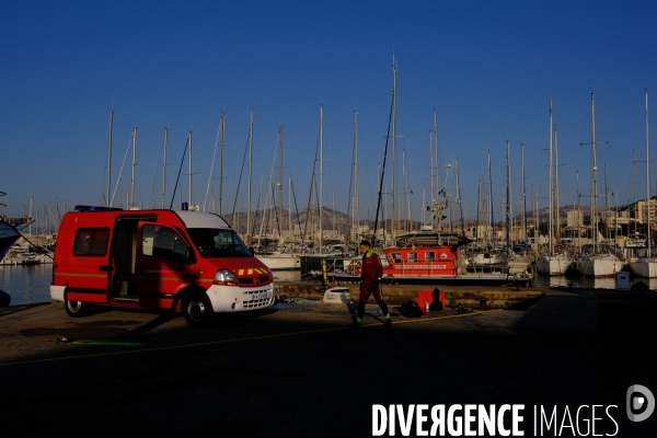 Formation plongeur pour les pompiers à l INPP de Marseille