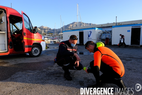 Formation plongeur pour les pompiers à l INPP de Marseille