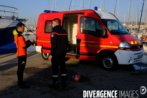 Formation plongeur pour les pompiers à l INPP de Marseille