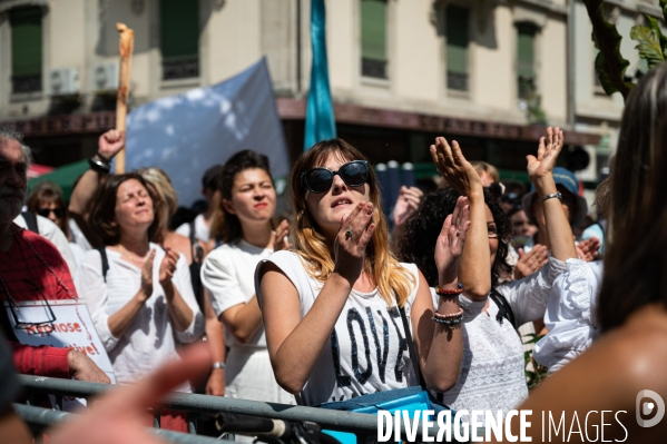 Genève - Manifestation contre le Passe Sanitaire