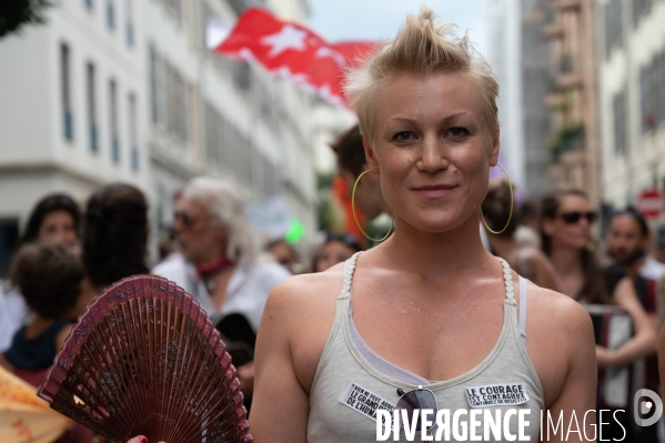 Genève - Manifestation contre le Passe Sanitaire