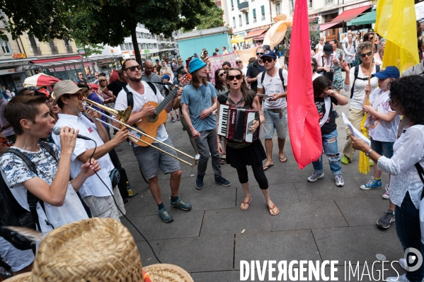 Genève - Manifestation contre le Passe Sanitaire