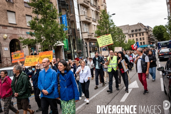 Rodez : manifestation anti-pass sanitaire