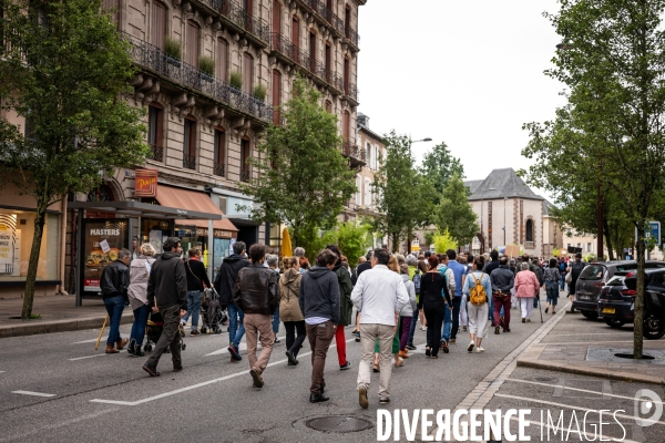 Rodez : manifestation anti-pass sanitaire