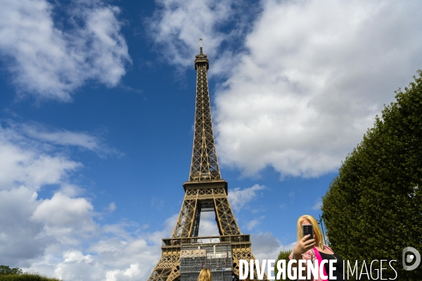 Patrouille de france et tour Eiffel