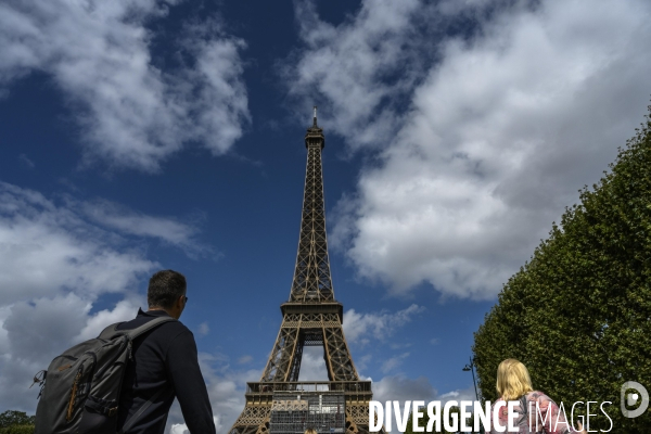 Patrouille de france et tour Eiffel