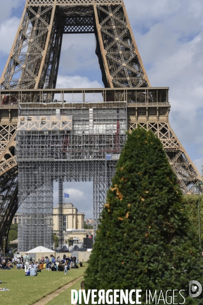 Patrouille de france et tour Eiffel