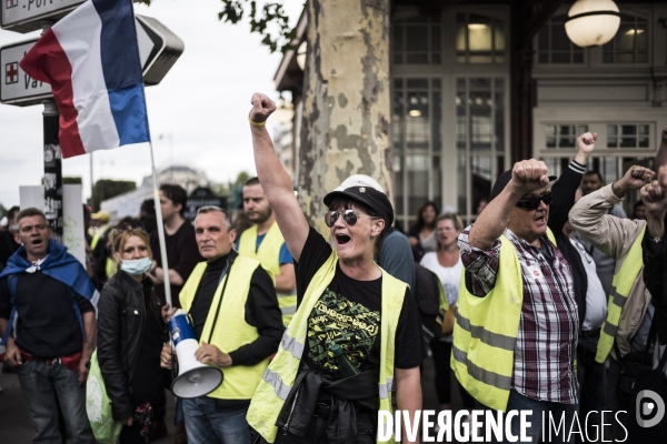 Manifestation contre le pass sanitaire.